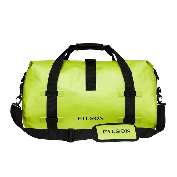 Filson Dry Duffle Bag Waterproof Weatherproof Medium Laser Green MSRP $250 NWT